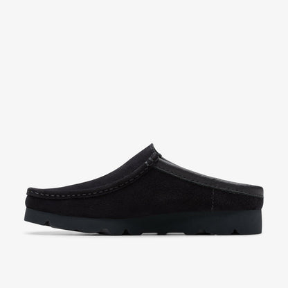 Wallabee Slip Black Suede | Clarks outlet