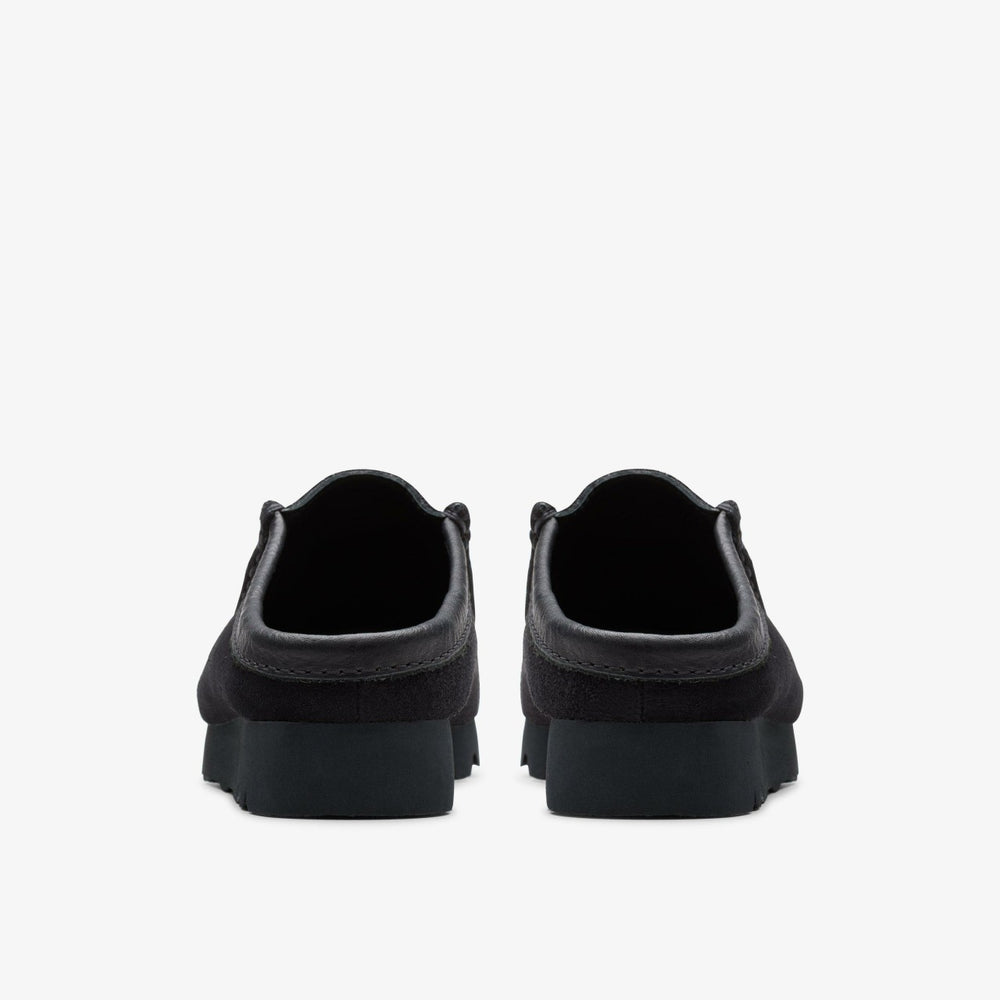 Wallabee Slip Black Suede | Clarks outlet