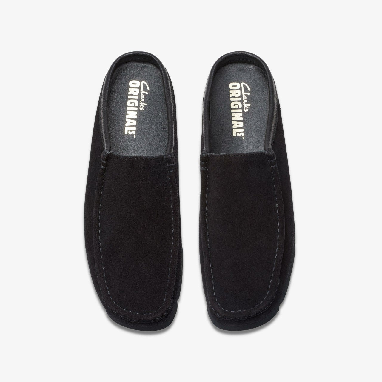 Wallabee Slip Black Suede | Clarks outlet