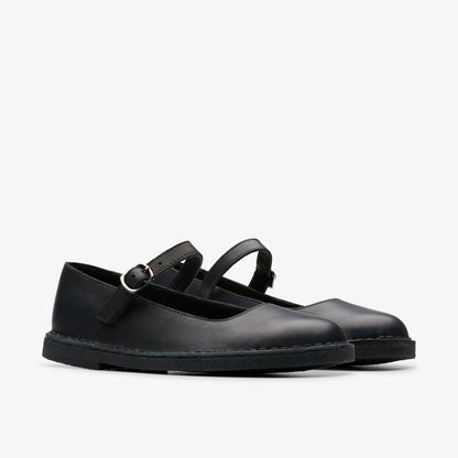 Desert Jane Black Leather | Clarks online
