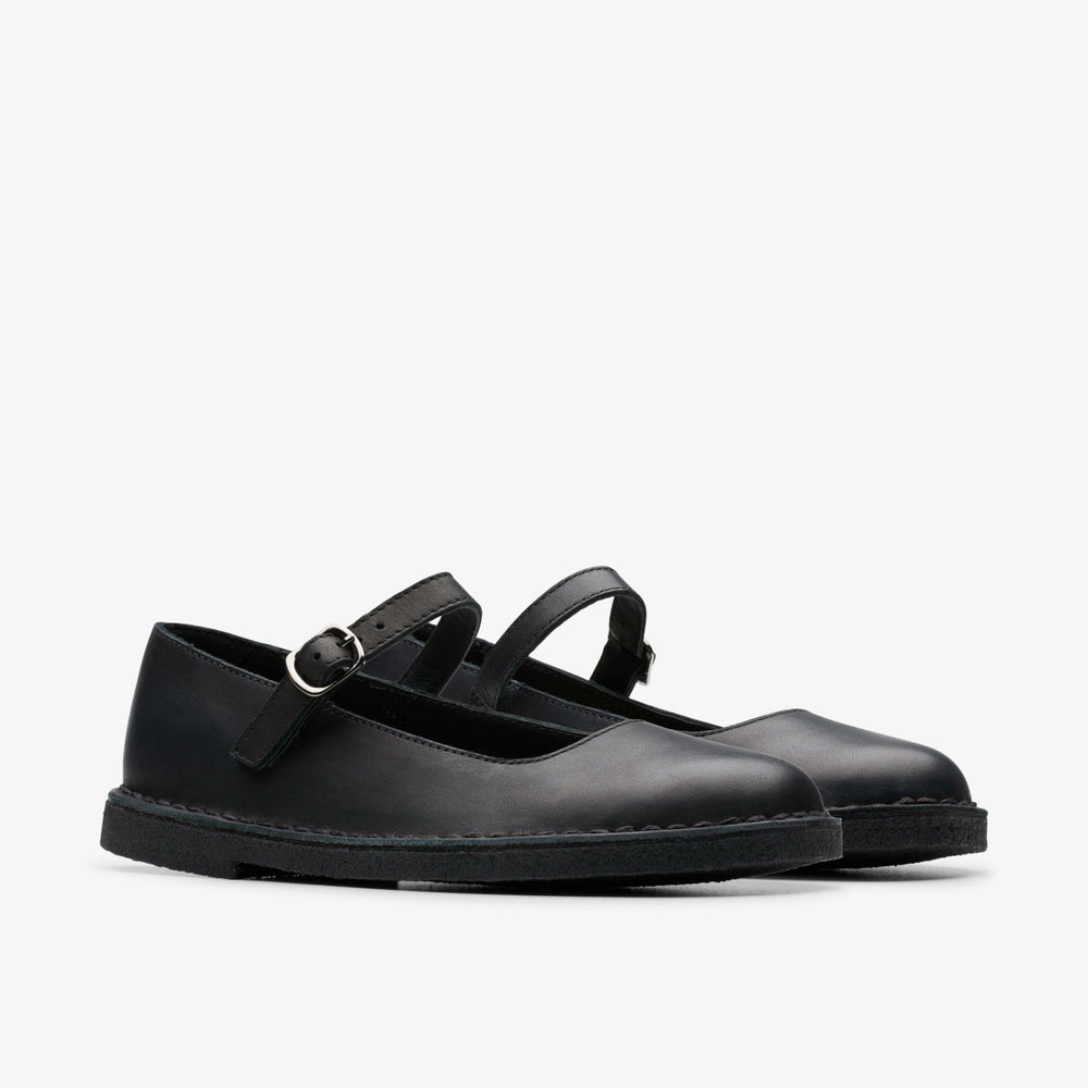 Desert Jane Black Leather | Clarks online
