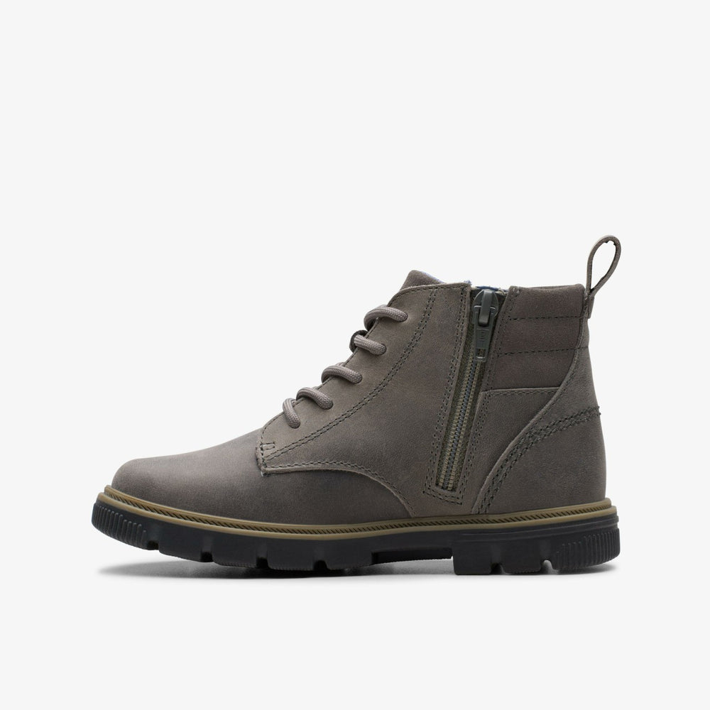 Lorcam Trail Kid Dark Grey | Clarks for sale