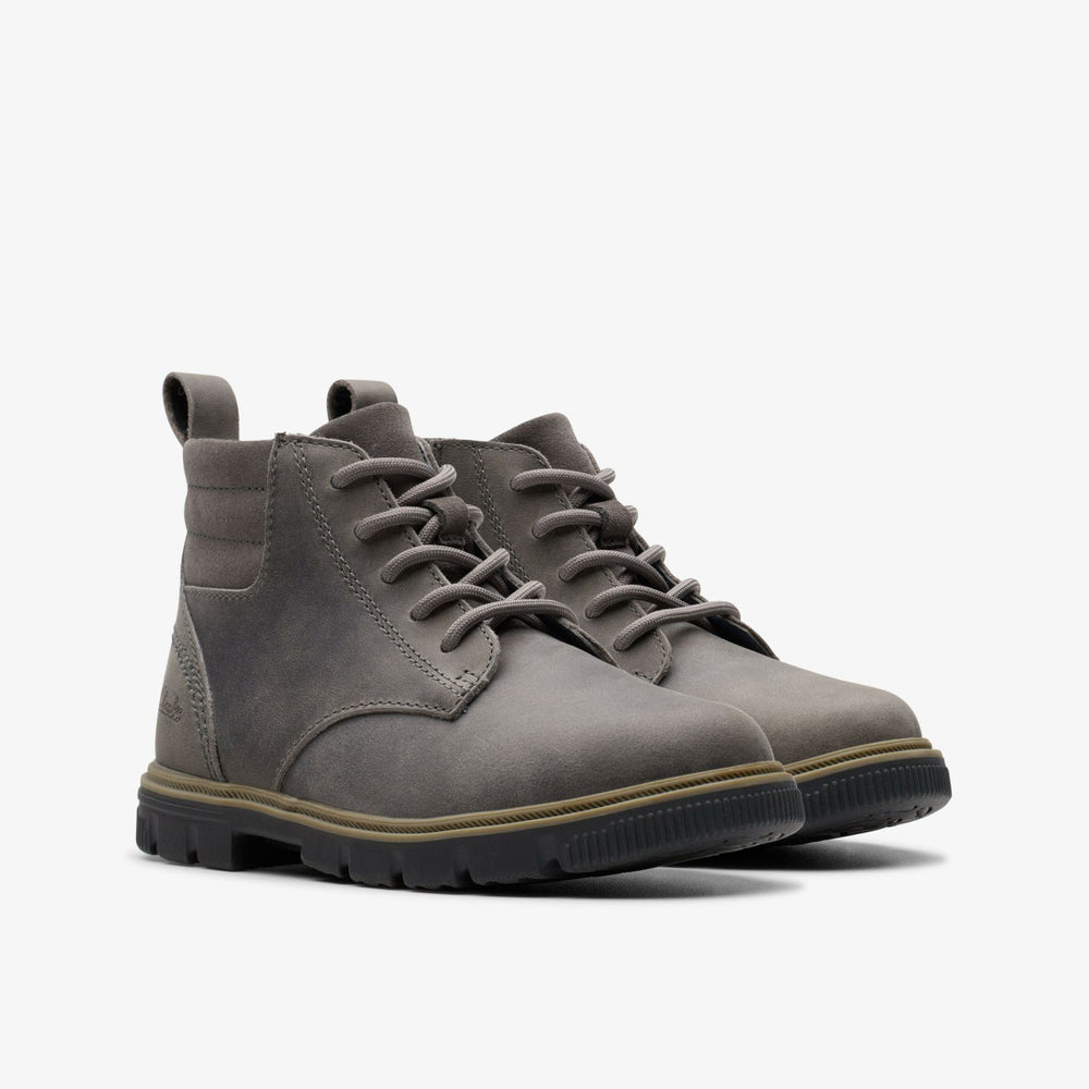 Lorcam Trail Kid Dark Grey | Clarks for sale