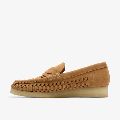 Wallabee Loafer Weave Tan Suede | Clarks outlet