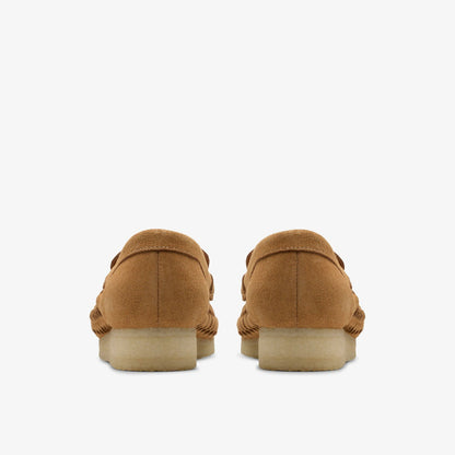 Wallabee Loafer Weave Tan Suede | Clarks outlet