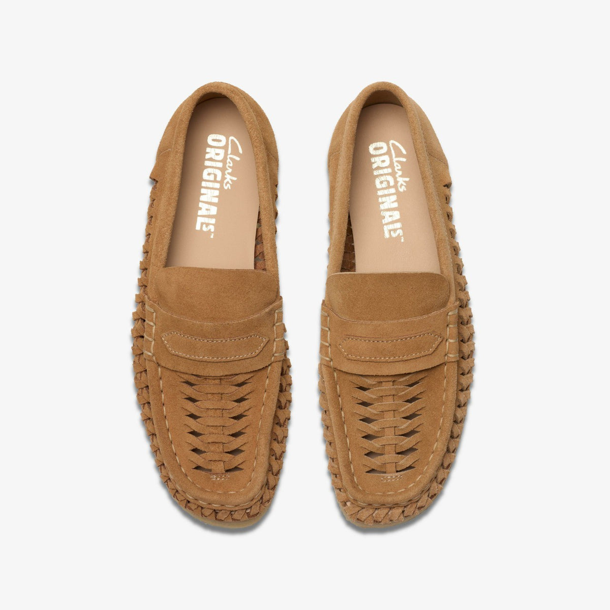 Wallabee Loafer Weave Tan Suede | Clarks outlet