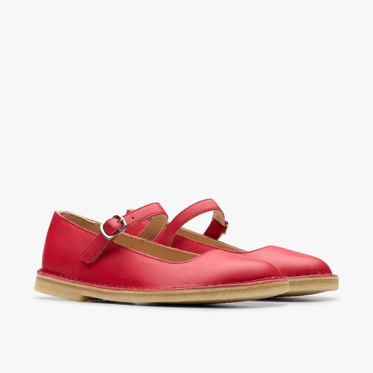 Desert Jane Red Leather | Clarks discount