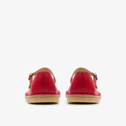 Desert Jane Red Leather | Clarks discount