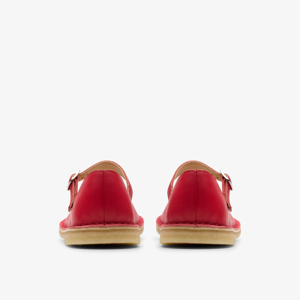 Desert Jane Red Leather | Clarks discount