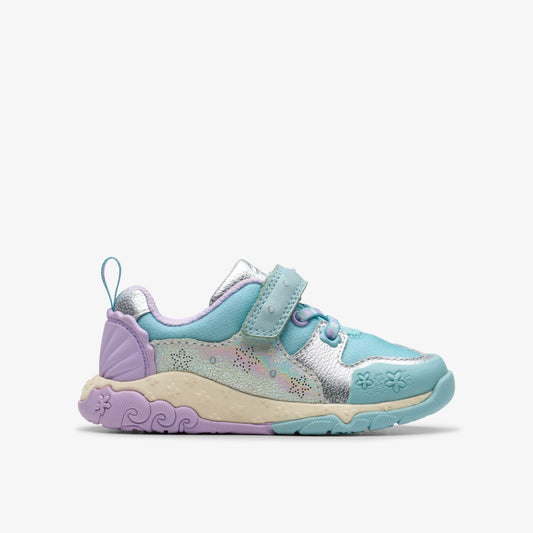 Tidal Shell Toddler Light Blue Combination | Clarks Sale