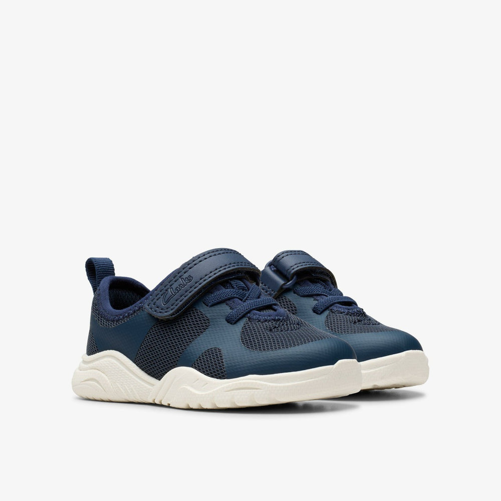 Feather Ath Toddler Navy | Clarks online
