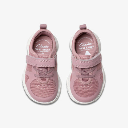 Feather Ath Toddler Dusty Pink | Clarks on Sale