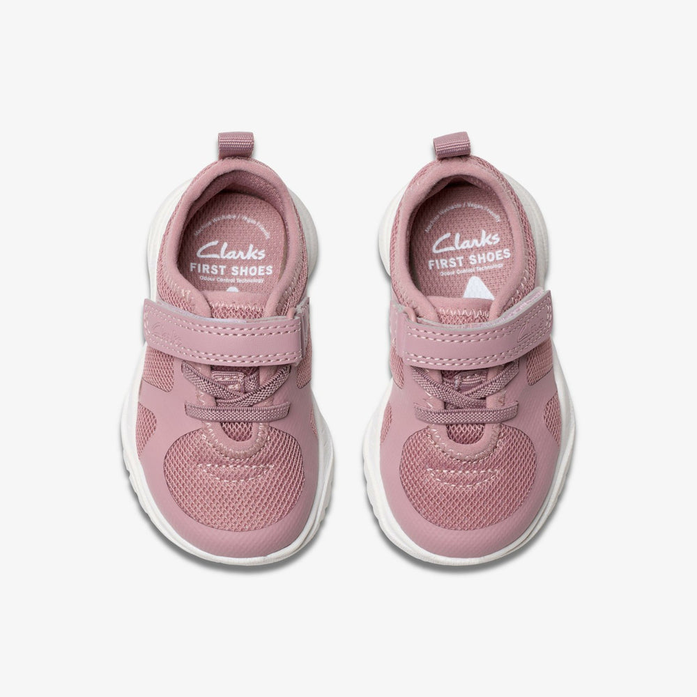 Feather Ath Toddler Dusty Pink | Clarks on Sale