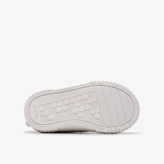 Foxing Berry Toddler Silver Fabric | Clarks discount