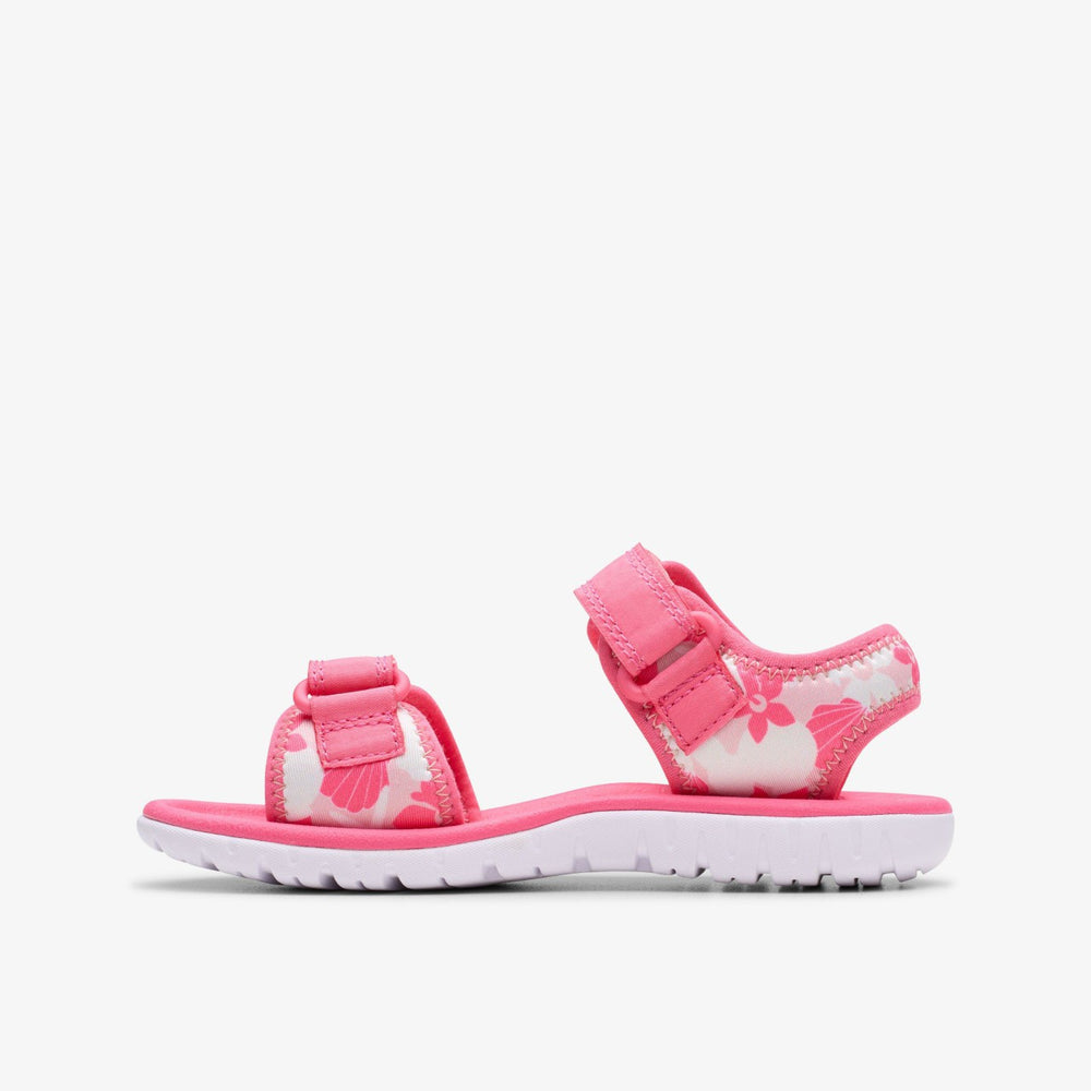 SurfingTide Kid Pink Multicolour | Clarks on Sale