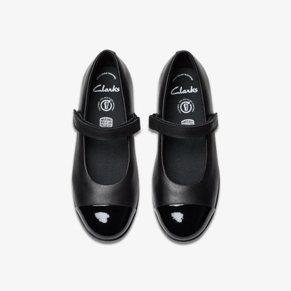 Finja Gem Older Black Leather | Clarks online