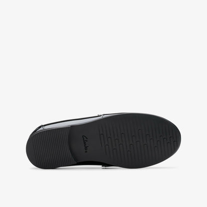 Finja Bright Older Black Patent | Clarks outlet