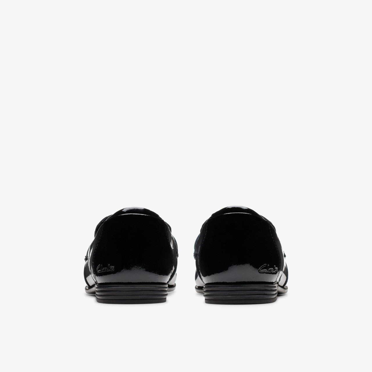 Finja Bright Older Black Patent | Clarks outlet
