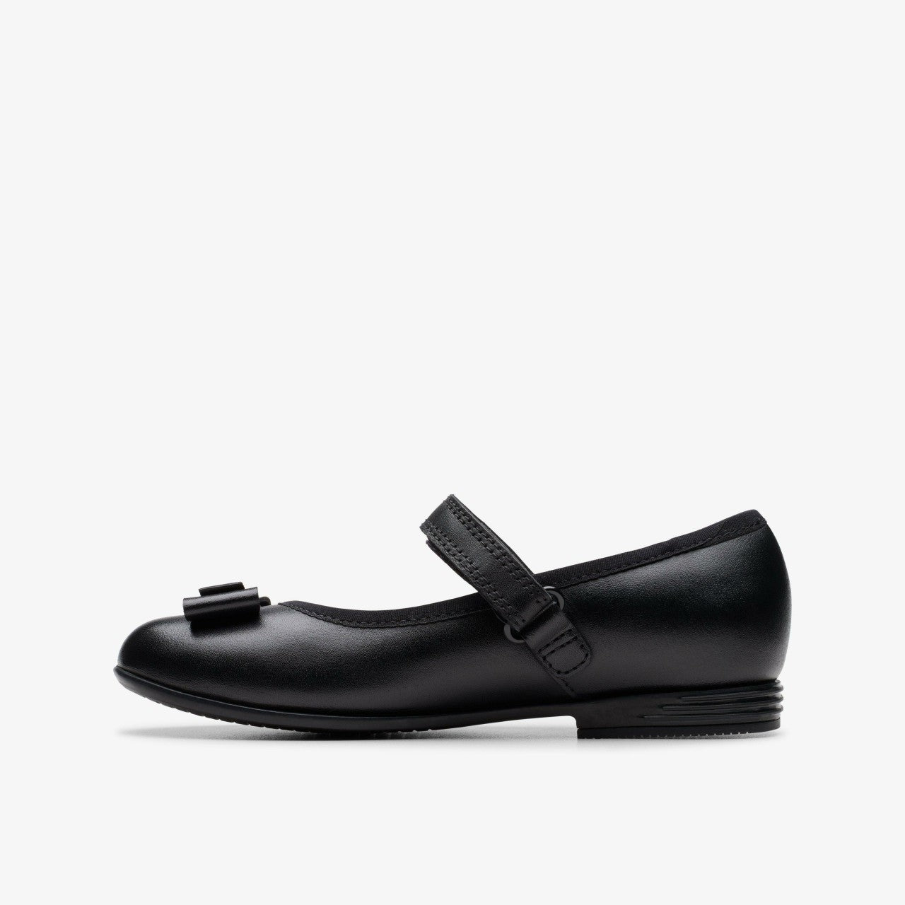 Finja Tap Kid Black Leather | Clarks on Sale