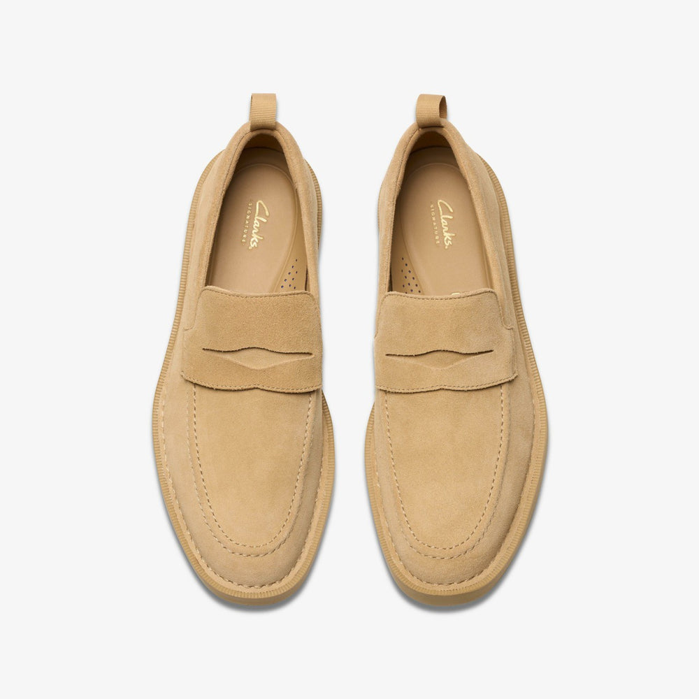 Martock Lo Dark Sand Suede | Clarks Sale