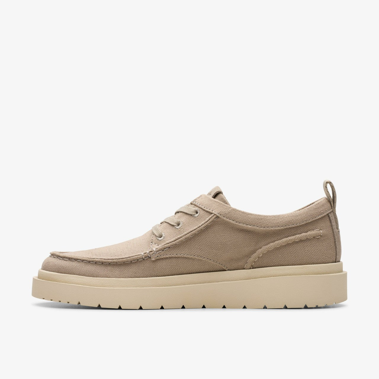 Polden Moc Grey Canvas | Clarks Sale