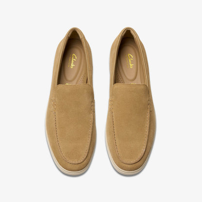 Torford Easy Dark Sand Suede | Clarks online