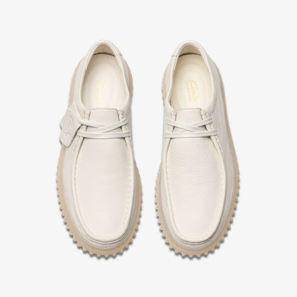 Torhill Lo White Leather | Clarks outlet