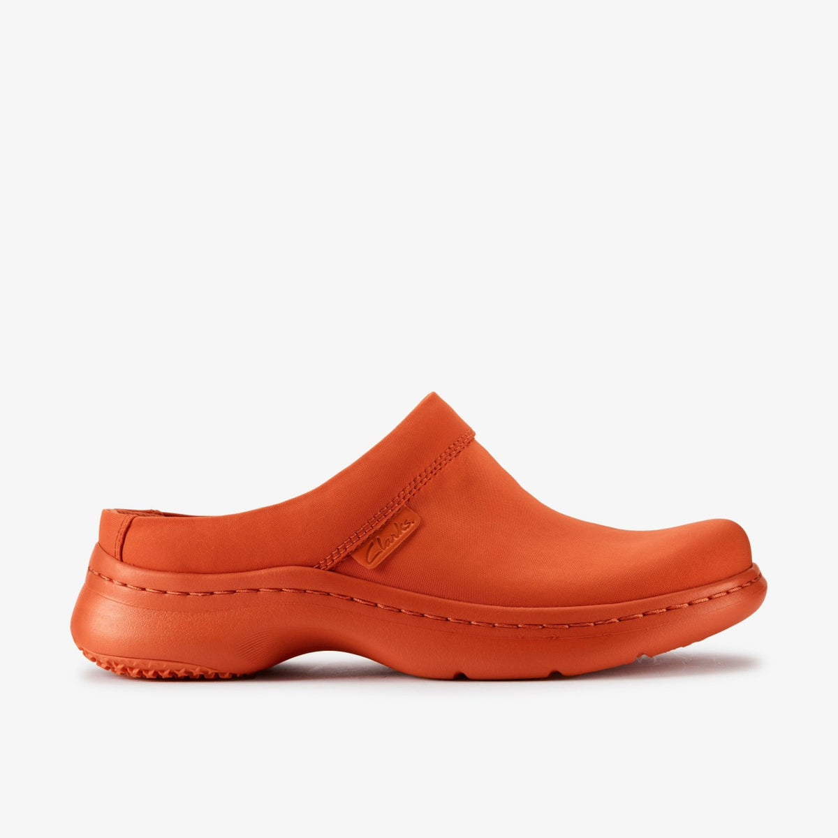Martine Rose Clog 2 Womens Orange Textile | Clarks outlet