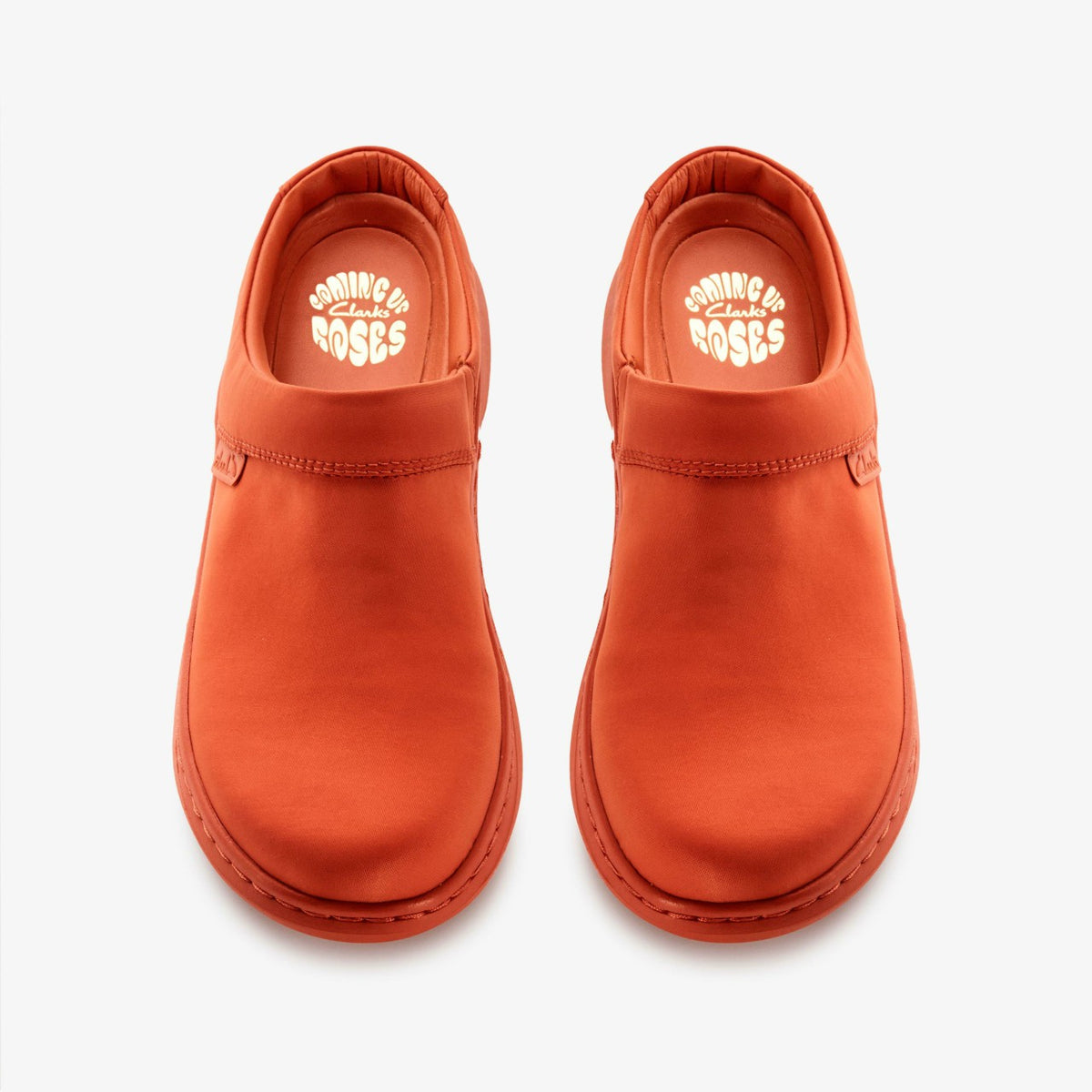 Martine Rose Clog 2 Womens Orange Textile | Clarks outlet