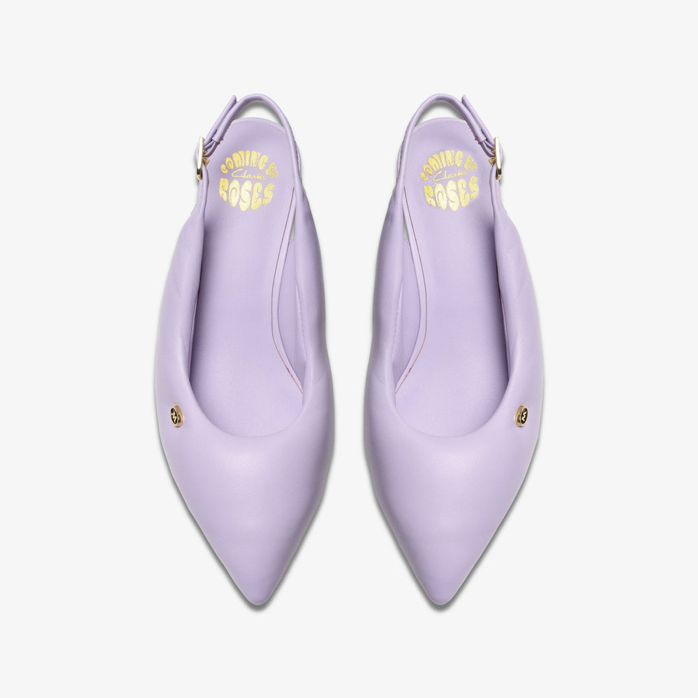 Martine Rose Sling 1 Womens Lilac Leather | Clarks discount