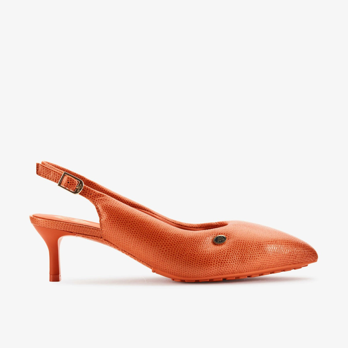 Martine Rose Sling 1 Womens Orange Interest Leather | Clarks online