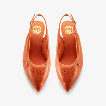 Martine Rose Sling 1 Womens Orange Interest Leather | Clarks online