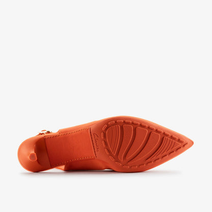 Martine Rose Sling 2 Womens Orange Textile | Clarks on Sale