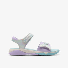 Osian Spark Kid Purple Metallic | Clarks online