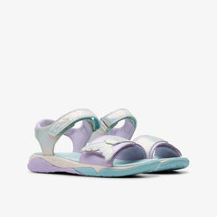 Osian Spark Kid Purple Metallic | Clarks online