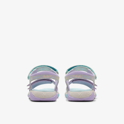 Osian Spark Kid Purple Metallic | Clarks online