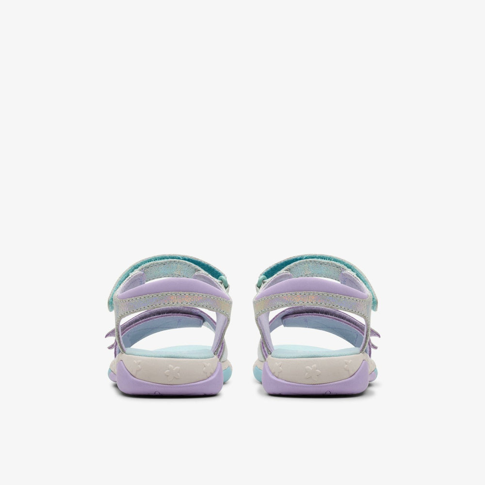 Osian Spark Kid Purple Metallic | Clarks online