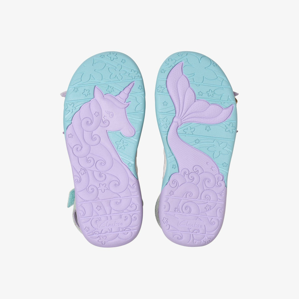 Osian Spark Kid Purple Metallic | Clarks online