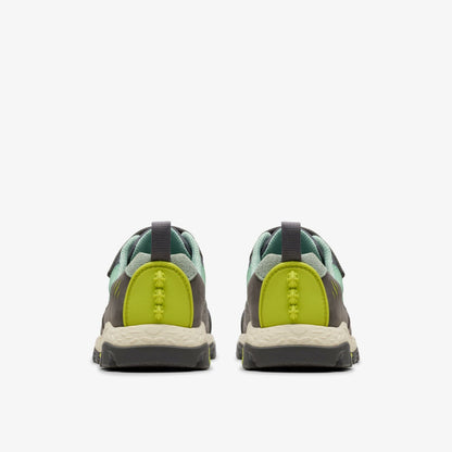 Steggy 2 Park Kid Grey/Green | Clarks on Sale