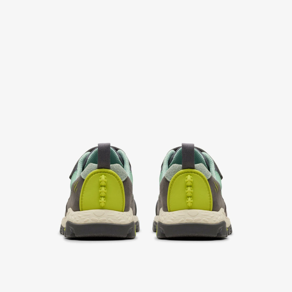 Steggy 2 Park Kid Grey/Green | Clarks on Sale