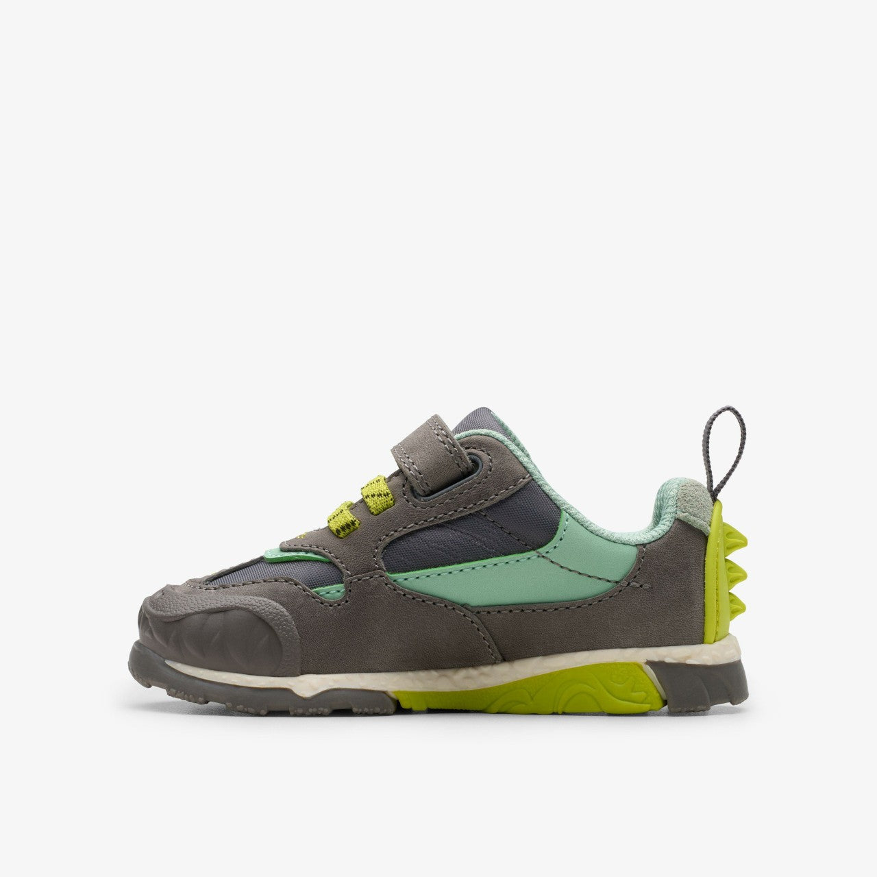 Steggy 2 Park Toddler Grey/Green | Clarks for sale
