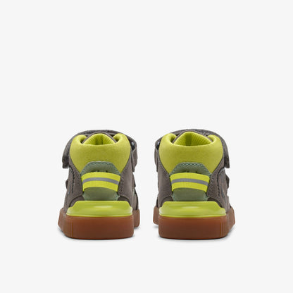 Oslo Play Toddler Grey/Green | Clarks on Sale
