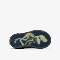 Foxing Rex Hi Toddler Black Canvas | Clarks for sale