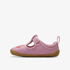 Roamer Grow Toddler Pink Canvas | Clarks on Sale