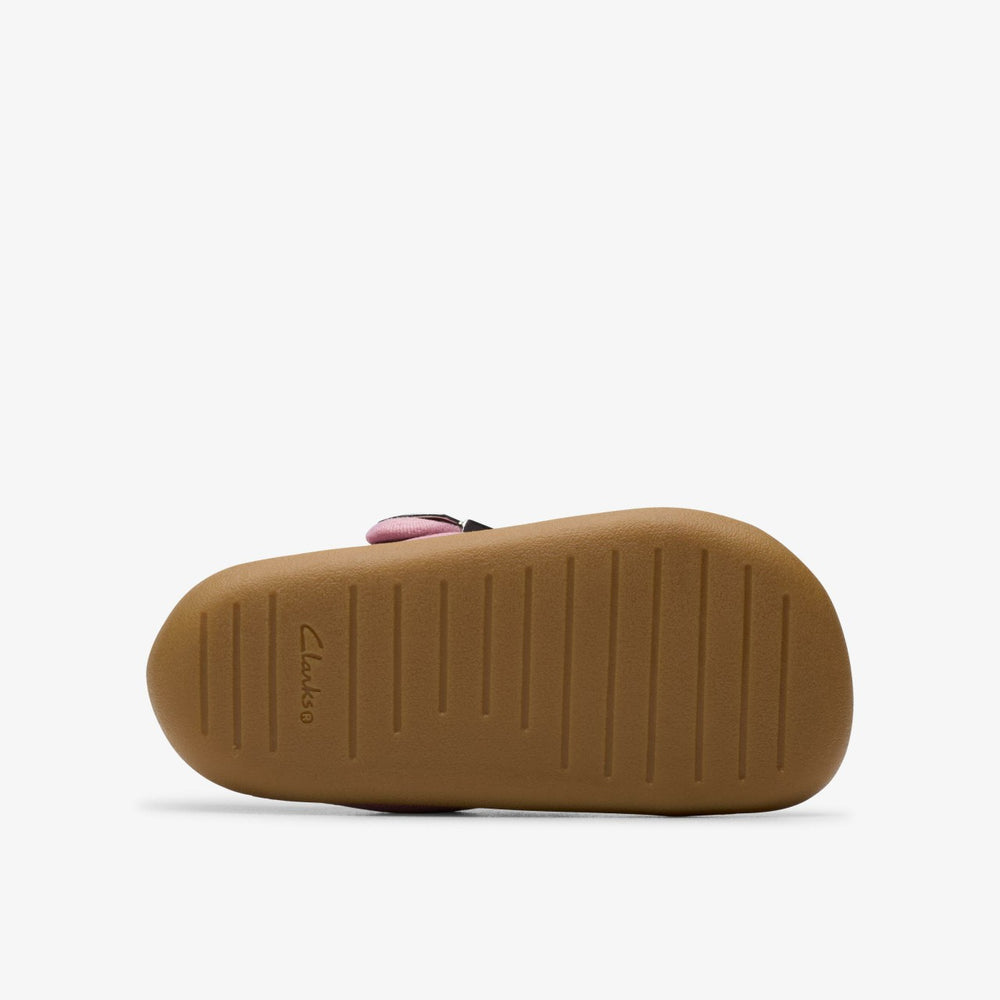 Roamer Grow Toddler Pink Canvas | Clarks on Sale