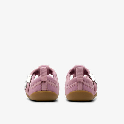 Roamer Grow Toddler Pink Canvas | Clarks on Sale