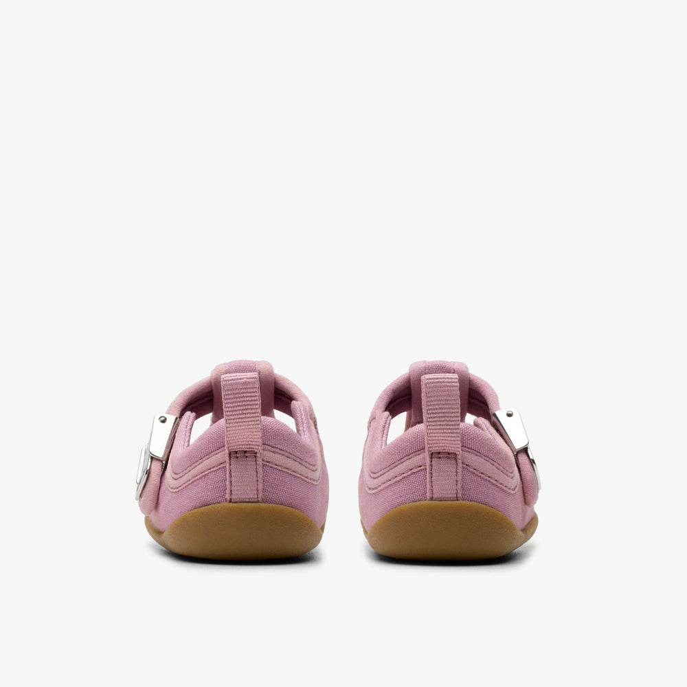 Roamer Grow Toddler Pink Canvas | Clarks on Sale