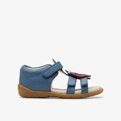 Zora Berry Toddler Blue | Clarks online