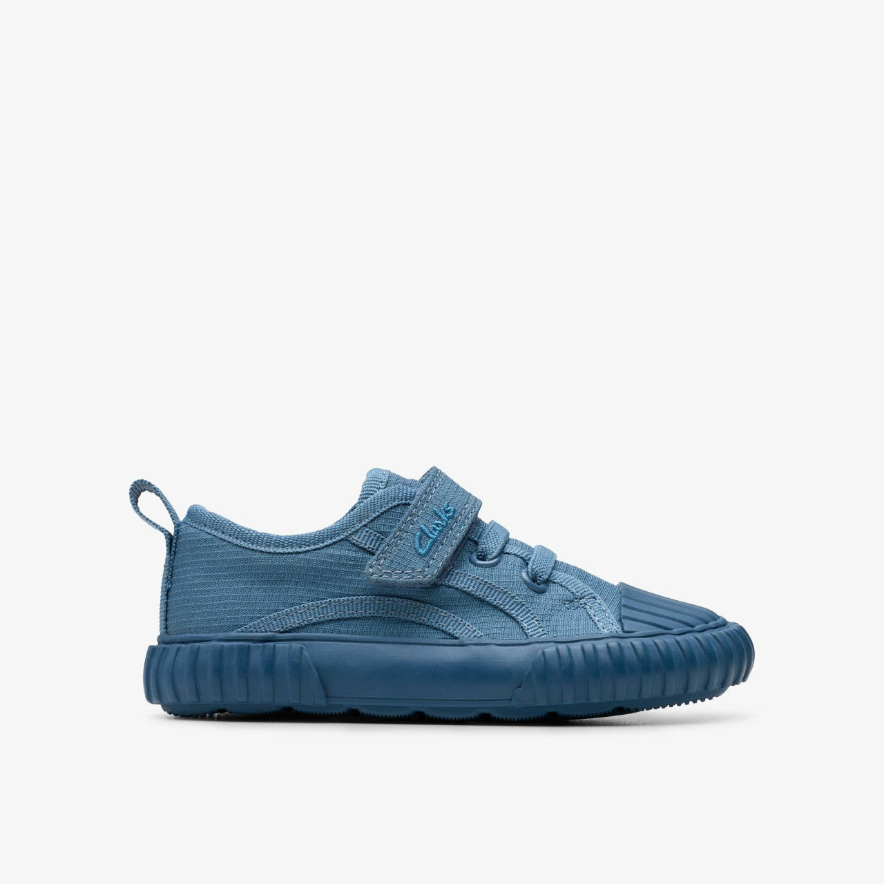 Foxing Stitch Toddler Blue Fabric | Clarks discount