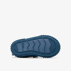 Foxing Stitch Toddler Blue Fabric | Clarks discount